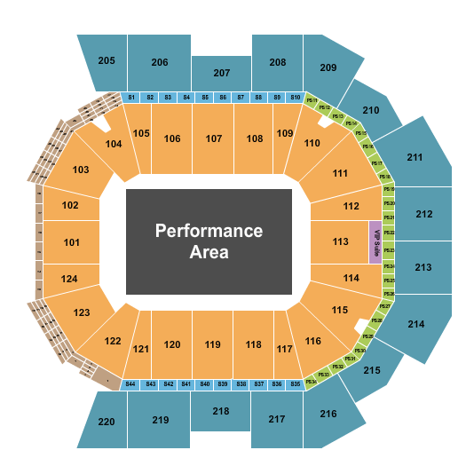 Moody Center ATX Monster Jam Seating Chart